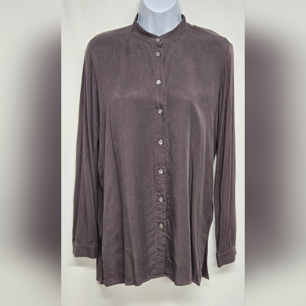 Woolrich Brown Long Sleeve Button Down Top Shirt XS